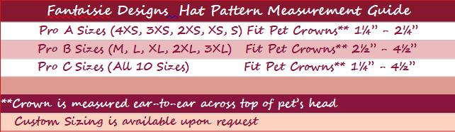 FD-Hats Size Chart